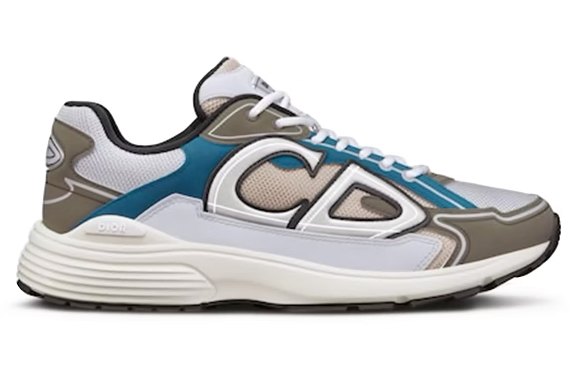 Sneaker Dior B30  Blanc Beige Bleu Olive - Ma boutique