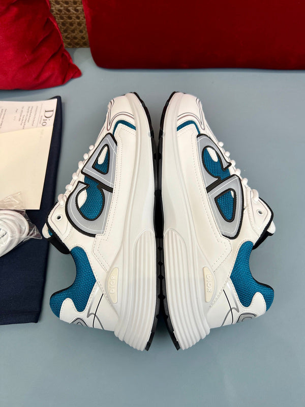 Sneaker Dior B30 Bleu Mesh Blanc - Ma boutique