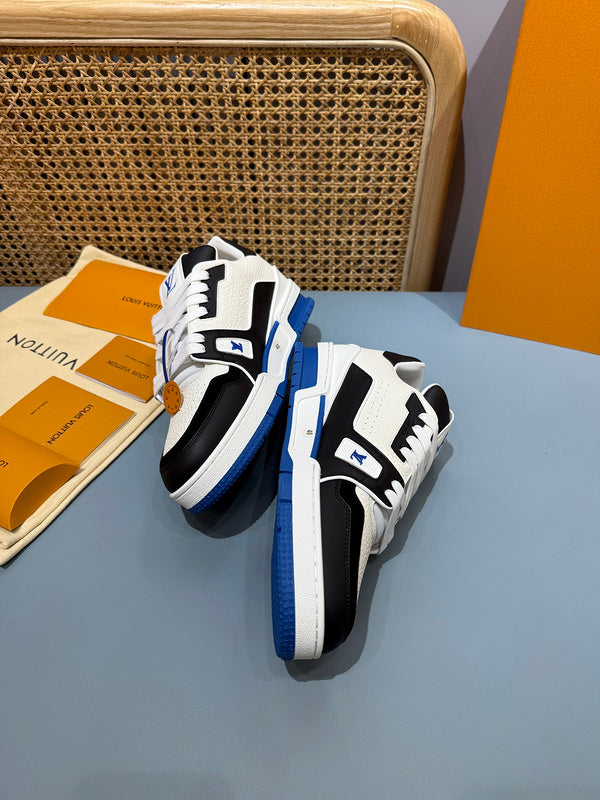 Sneaker LV Trainer Bleu