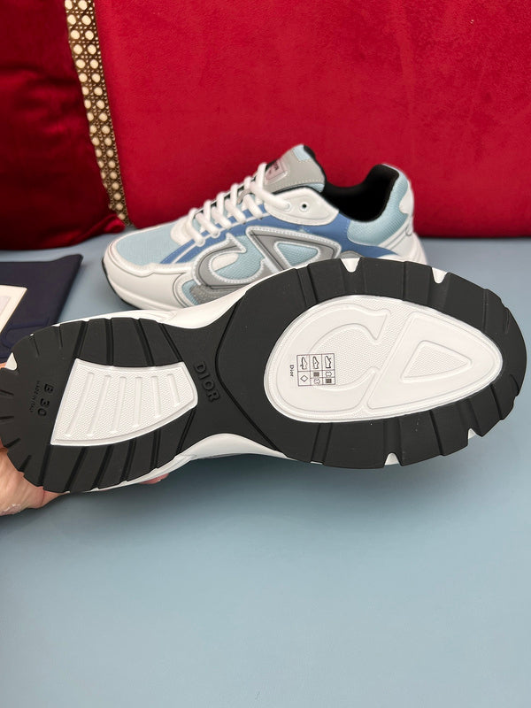 Sneaker Dior B30 bleu, gris et blanc - Ma boutique