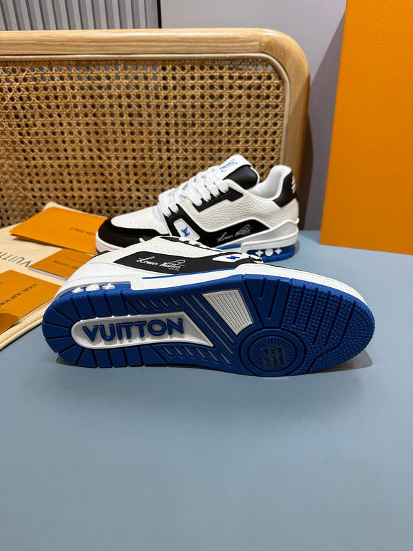 Sneaker LV Trainer Bleu