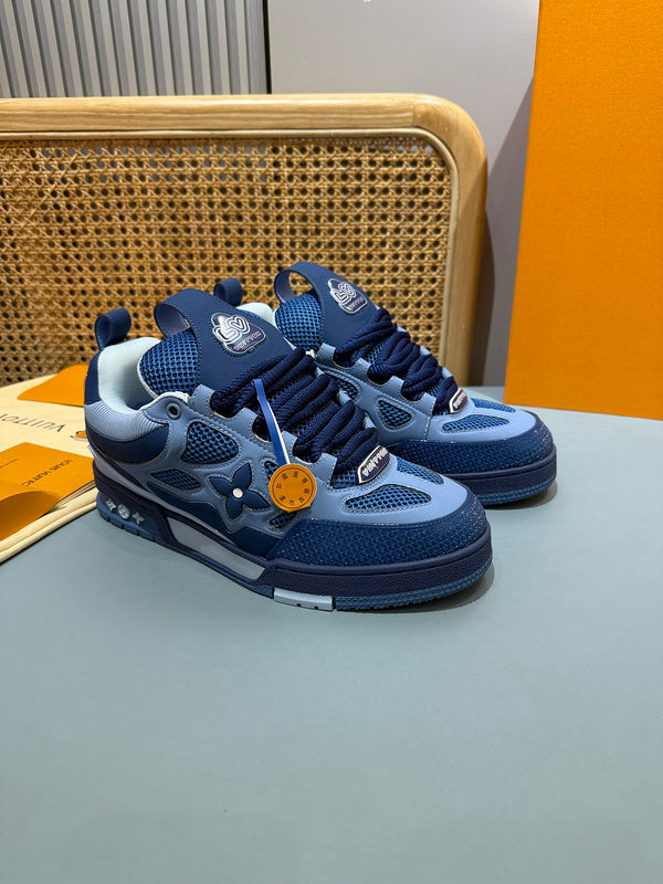 Sneaker LV Skate Bleu