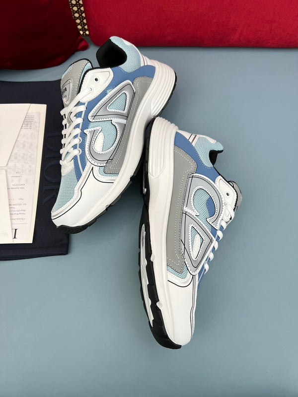 Sneaker Dior B30 bleu, gris et blanc - Ma boutique