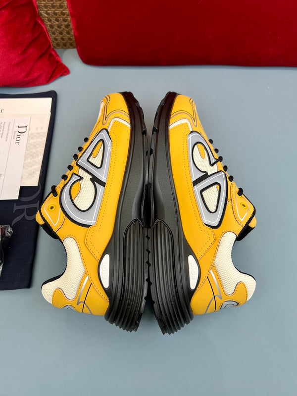 Sneaker Dior B30 Crème Mesh Jaune - Ma boutique