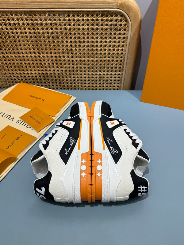 Sneaker LV Trainer Orange