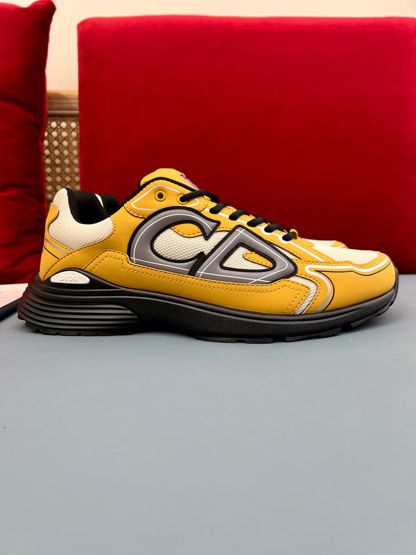 Sneaker Dior B30 Crème Mesh Jaune - Ma boutique