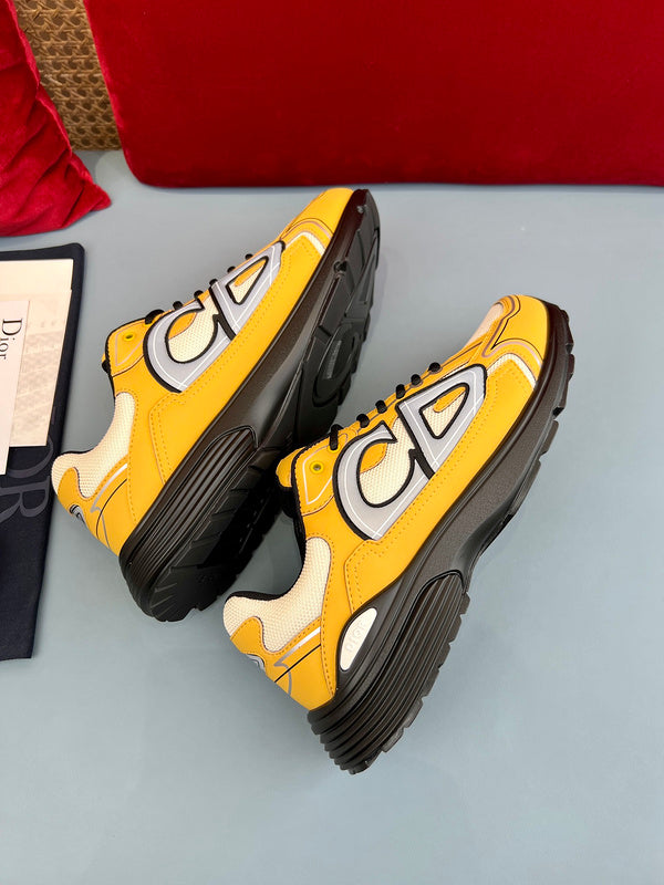 Sneaker Dior B30 Crème Mesh Jaune - Ma boutique