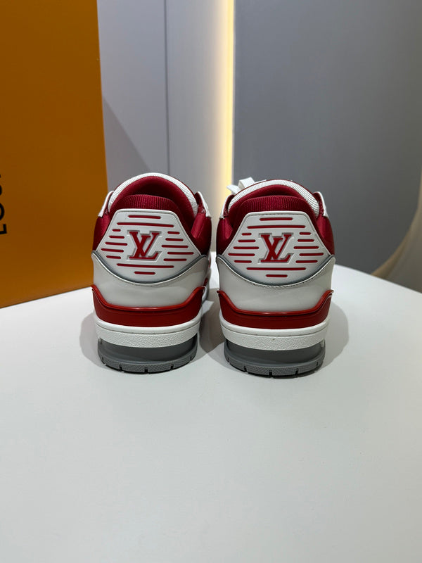 Sneaker LV Trainer Sari red