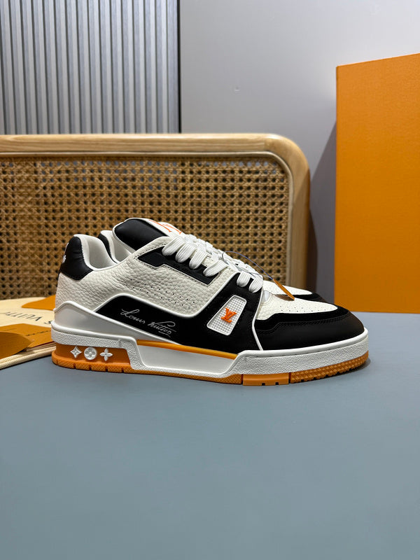 Sneaker LV Trainer Orange