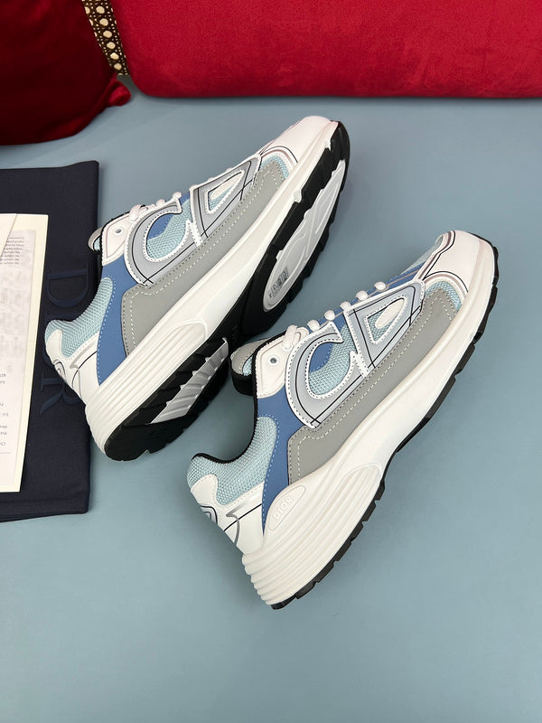 Sneaker Dior B30 bleu, gris et blanc - Ma boutique