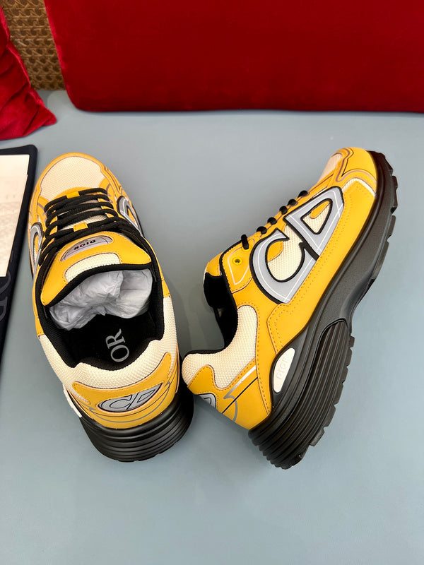 Sneaker Dior B30 Crème Mesh Jaune - Ma boutique