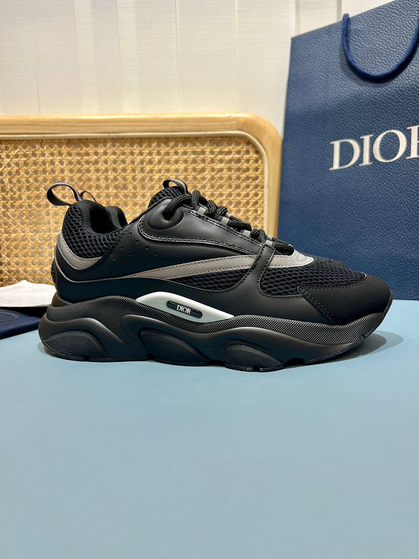 Sneaker Dior B22 noir/argenté