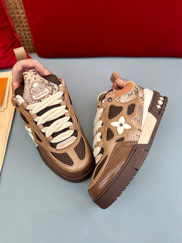 Sneaker LV Skate Marron - Ma boutique