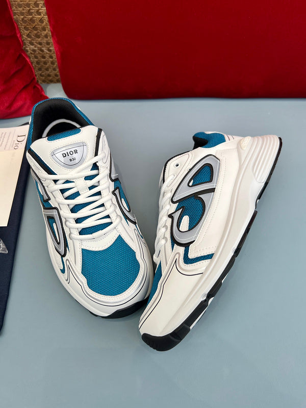 Sneaker Dior B30 Bleu Mesh Blanc - Ma boutique