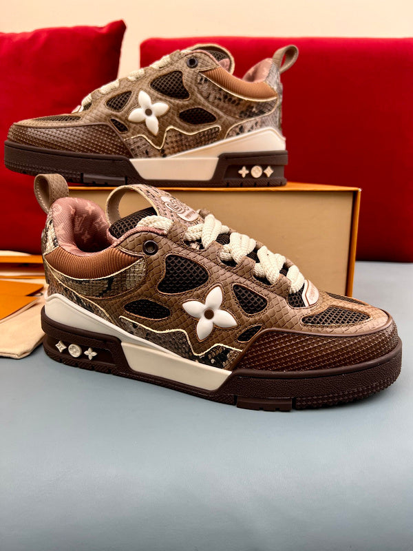 Sneaker LV Skate Marron - Ma boutique