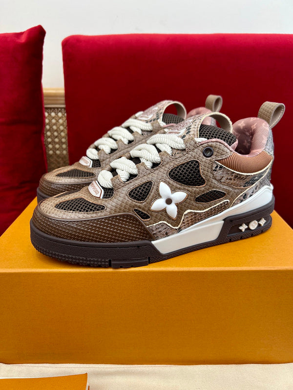 Sneaker LV Skate Marron - Ma boutique