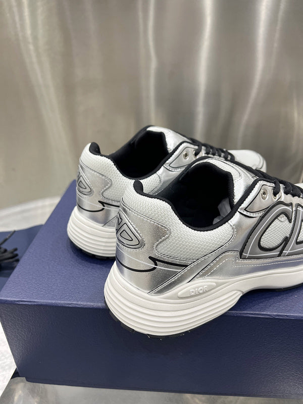 Sneaker Dior B30 métallisé argenté - Ma boutique