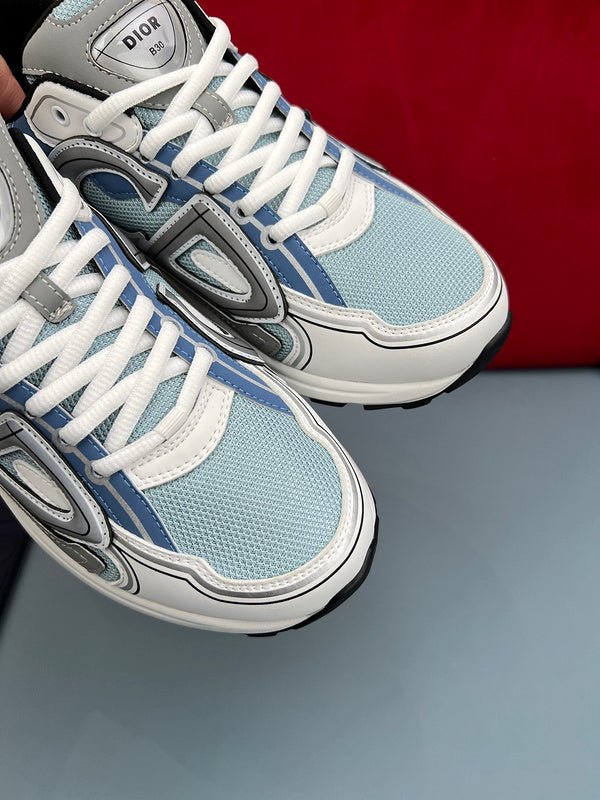 Sneaker Dior B30 bleu, gris et blanc - Ma boutique