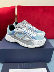 Sneaker Dior B30 bleu, gris et blanc - Ma boutique