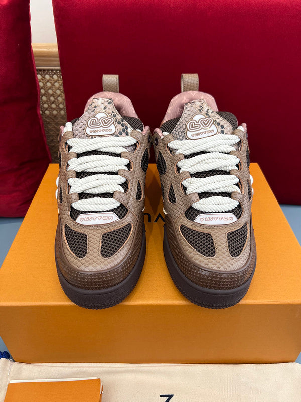 Sneaker LV Skate Marron - Ma boutique