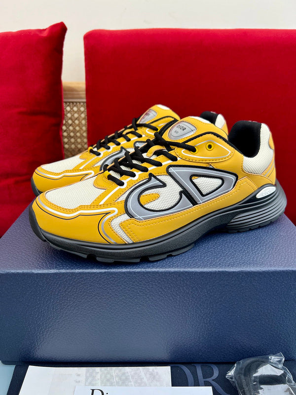 Sneaker Dior B30 Crème Mesh Jaune - Ma boutique