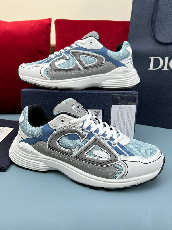 Sneaker Dior B30 bleu, gris et blanc - Ma boutique