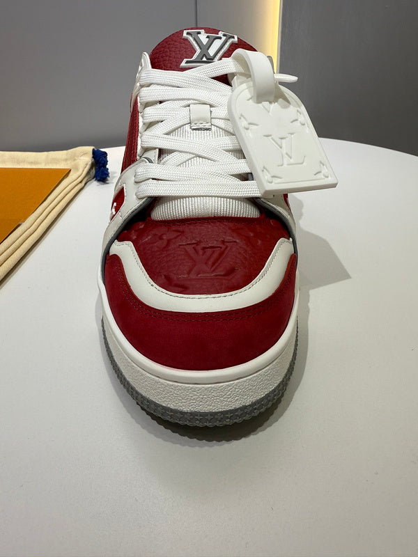 Sneaker LV Trainer Sari red