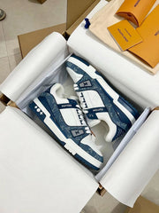 Sneaker LV Trainer Bleu Clair - Ma boutique