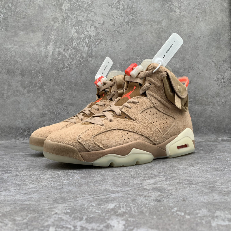 Air Jordan 6 Retro Sample "Travis Scott - British Khaki" - Ma boutique