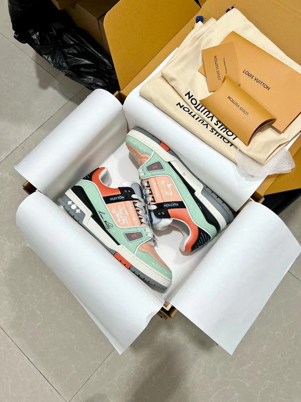 Sneaker LV Trainer Orange