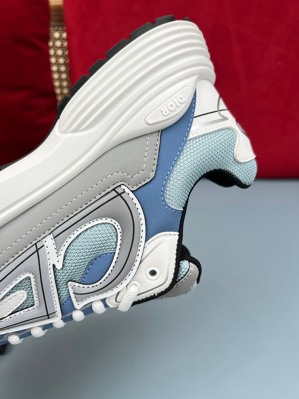 Sneaker Dior B30 bleu, gris et blanc - Ma boutique