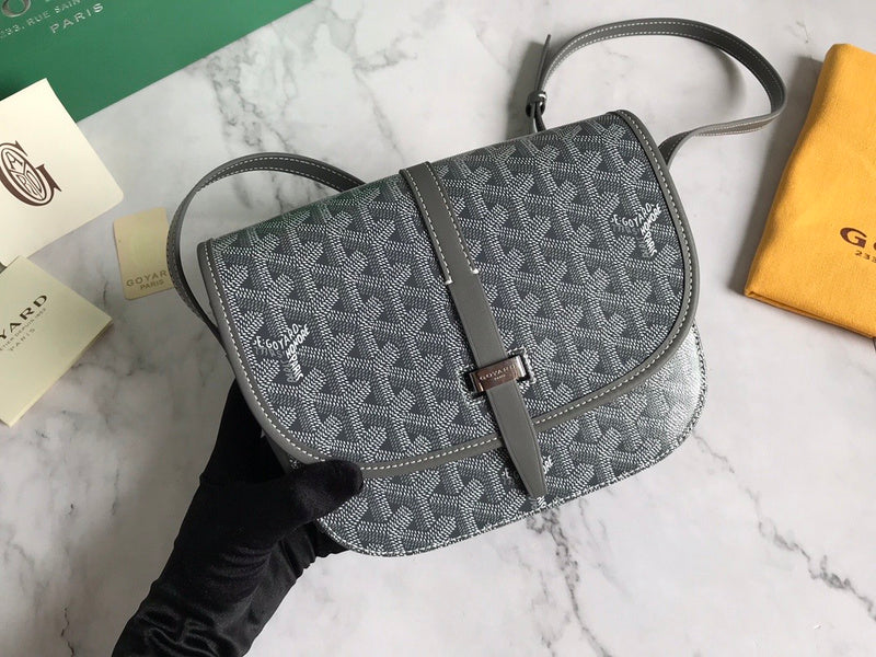 Sac sacoche Belvédère PM Gris