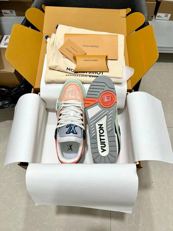 Sneaker LV Trainer Orange