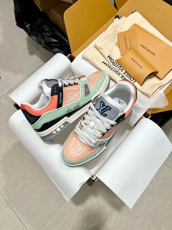 Sneaker LV Trainer Orange