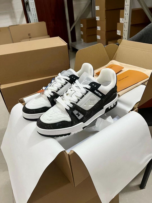 Sneaker LV Trainer Noir - Ma boutique