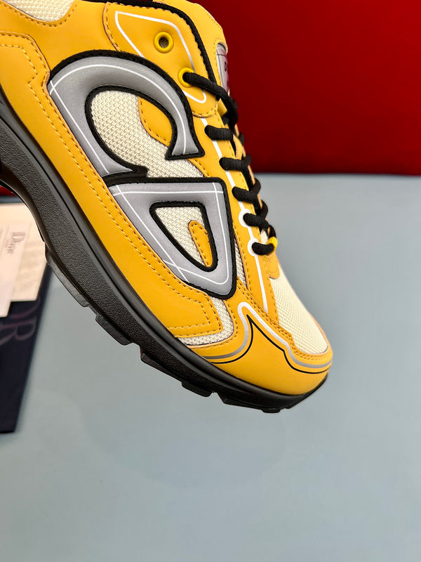 Sneaker Dior B30 Crème Mesh Jaune - Ma boutique