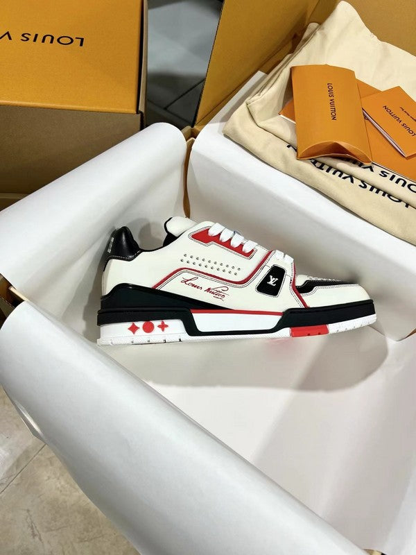 Sneaker LV Trainer Rouge - Ma boutique