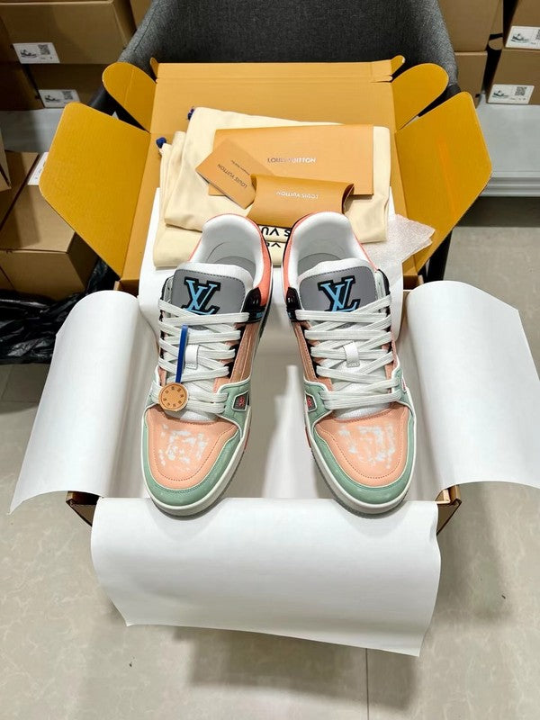 Sneaker LV Trainer Orange