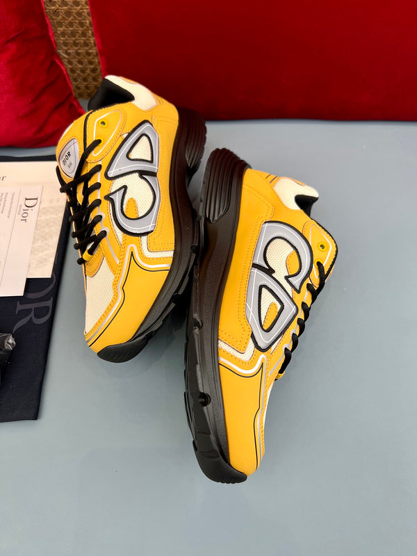 Sneaker Dior B30 Crème Mesh Jaune - Ma boutique