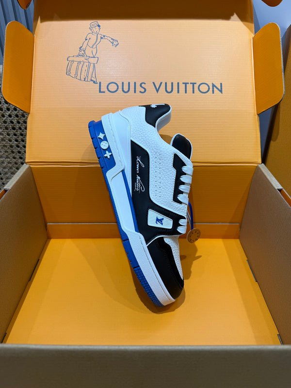 Sneaker LV Trainer Bleu