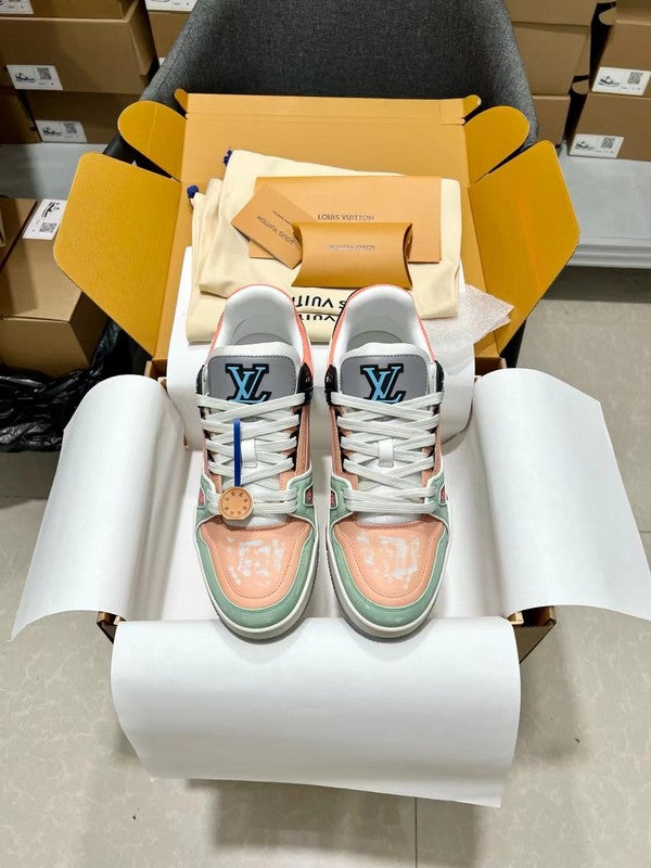 Sneaker LV Trainer Orange