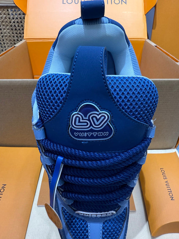 Sneaker LV Skate Bleu