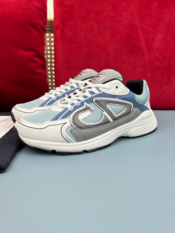 Sneaker Dior B30 bleu, gris et blanc - Ma boutique