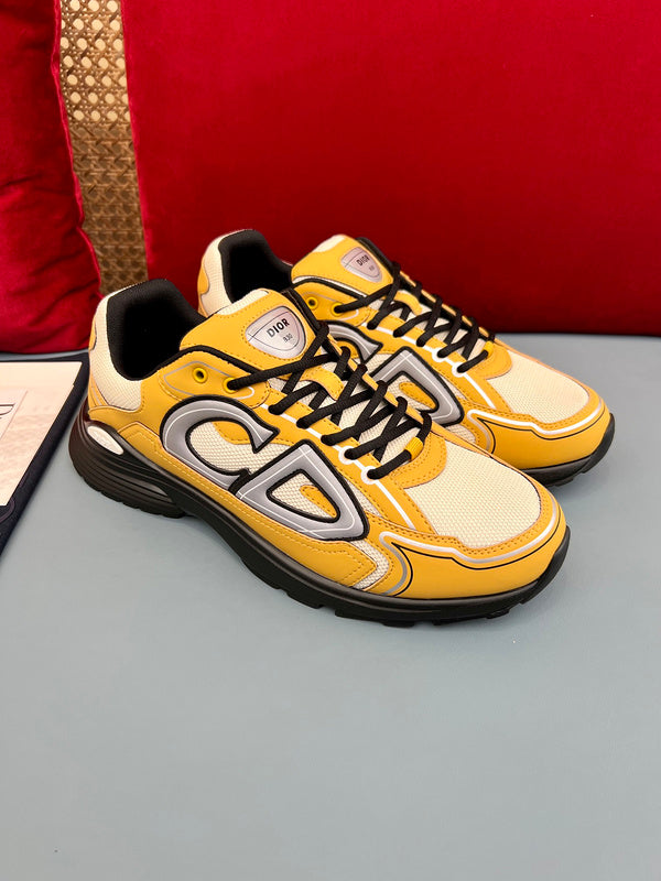 Sneaker Dior B30 Crème Mesh Jaune - Ma boutique