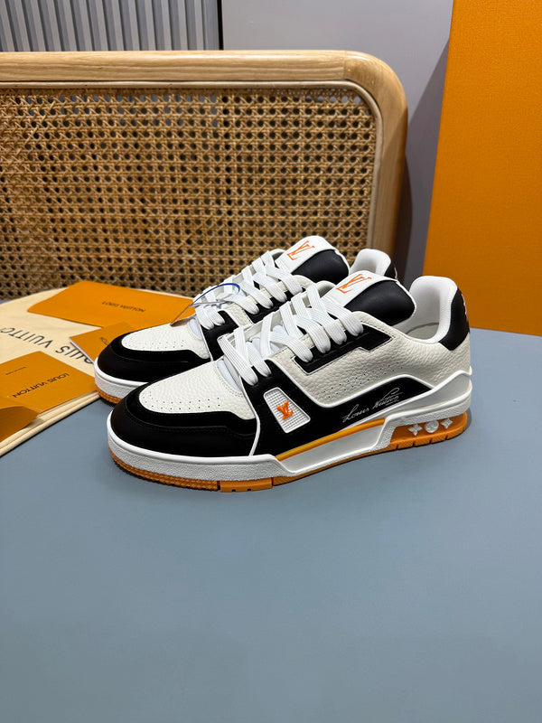 Sneaker LV Trainer Orange