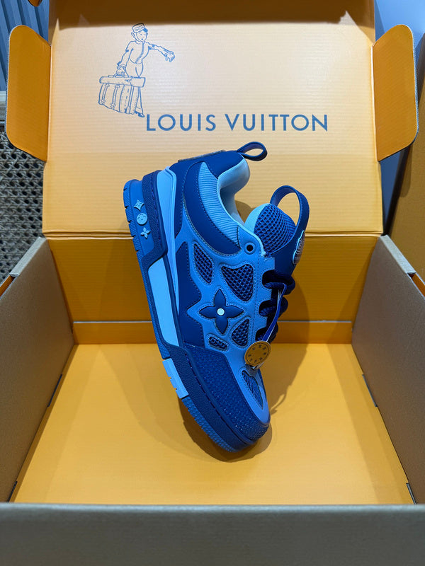 Sneaker LV Skate Bleu