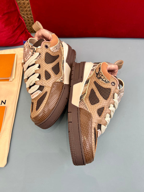 Sneaker LV Skate Marron - Ma boutique