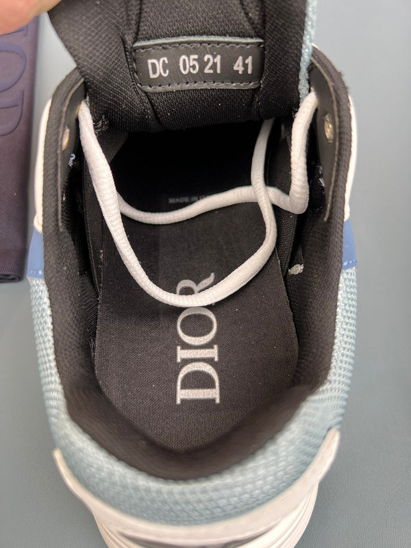 Sneaker Dior B30 bleu, gris et blanc - Ma boutique