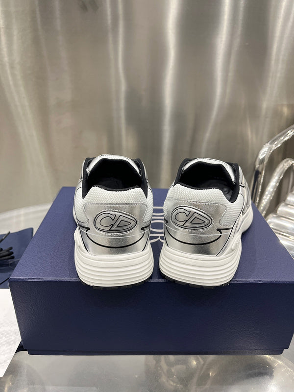 Sneaker Dior B30 métallisé argenté - Ma boutique