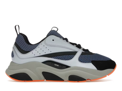 Sneaker Dior B22 Mesh Bleu clair Gris Orange